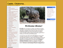 Tablet Screenshot of caddo-ok-today.org